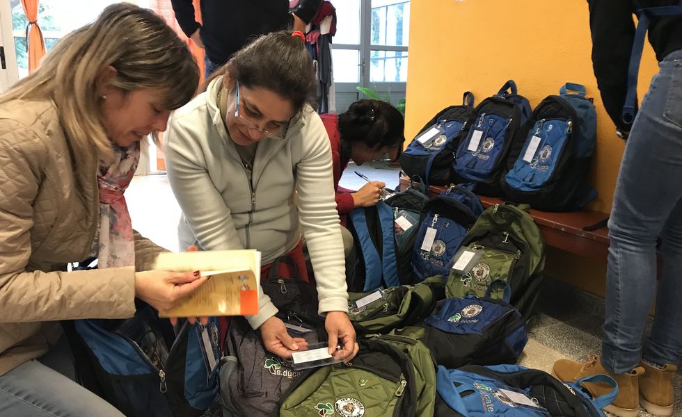 Biblioteca Móvil Fundación E.dúcate - Capilla del Sauce - Resiembra 2018