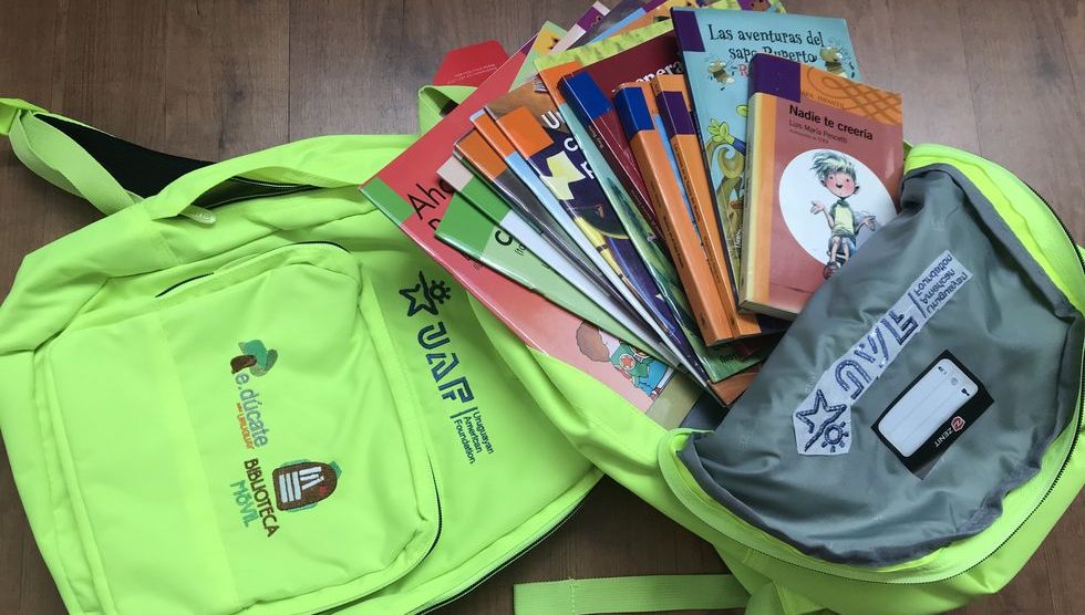 Biblioteca Móvil Fundación E.dúcate - Sarandí del Yi - Resiembra 2018