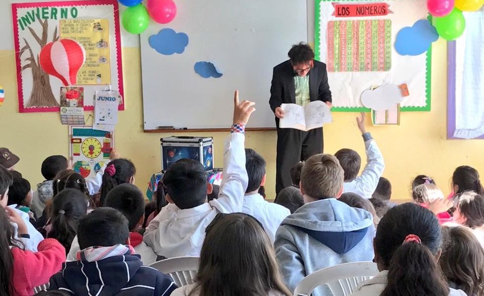 Biblioteca Móvil Fundación E.dúcate - Sarandí del Yi - Siembra 2015